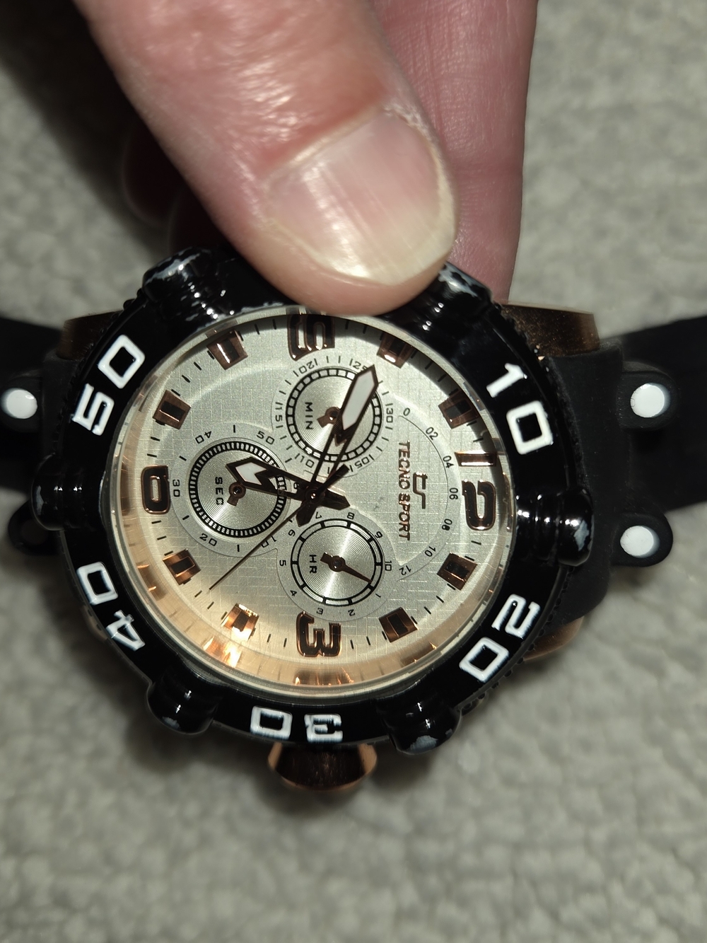 Mens Trend Sport Brand Watch With Large Face, Needs Battaery